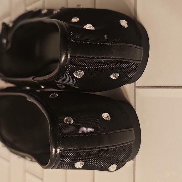 SO Black Gem Stone Polka Dot Women's Flats - Picture 4 of 6